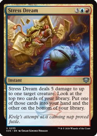 Image of Stress Dream (SOS-235) - Secrets of Strixhaven