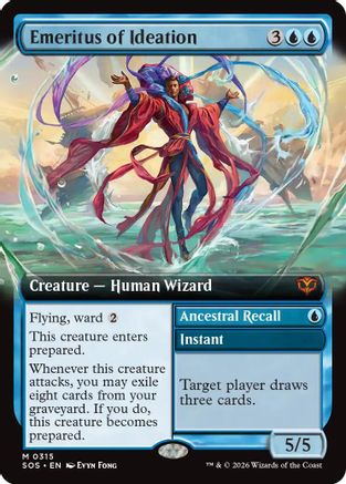 Image of Emeritus of Ideation (Extended Art) (SOS-315) - Secrets of Strixhaven