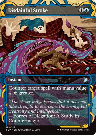 Image of Disdainful Stroke (SOA-017) - Secrets of Strixhaven: Mystical Archive Foil