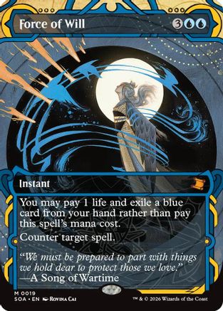 Image of Force of Will (SOA-019) - Secrets of Strixhaven: Mystical Archive Foil