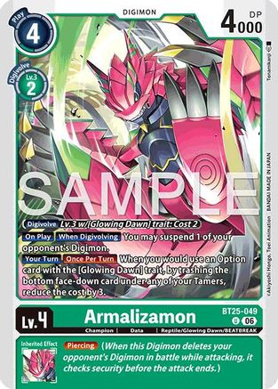 Image of Armalizamon (BT25-049) - Dual Revolution