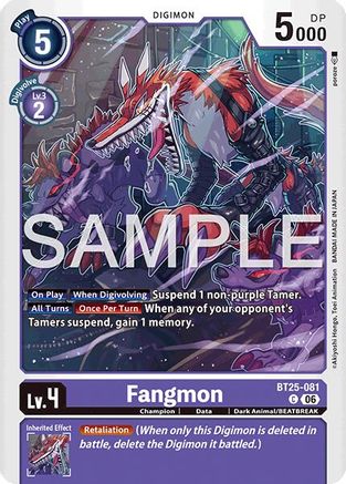 Image of Fangmon (BT25-081) - Dual Revolution