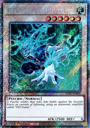 Image of PSY-Frame Driver (Platinum Secret Rare) (RA05-EN002) - Rarity Collection 5 1st Edition