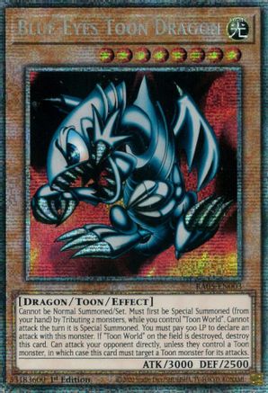 Image of Blue-Eyes Toon Dragon (RA05-EN003) - Rarity Collection 5 1st Edition
