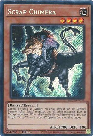Image of Scrap Chimera (Secret Rare) (RA05-EN005) - Rarity Collection 5 1st Edition