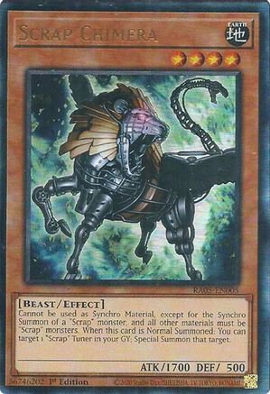 Image of Scrap Chimera (Ultimate Rare) (RA05-EN005) - Rarity Collection 5 1st Edition