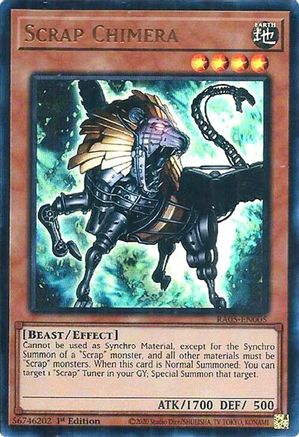 Image of Scrap Chimera (Ultra Rare) (RA05-EN005) - Rarity Collection 5 1st Edition