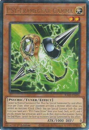 Image of PSY-Framegear Gamma (Ultimate Rare) (RA05-EN006) - Rarity Collection 5 1st Edition