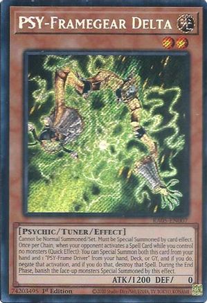 Image of PSY-Framegear Delta (Secret Rare) (RA05-EN007) - Rarity Collection 5 1st Edition