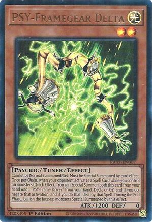 Image of PSY-Framegear Delta (Ultra Rare) (RA05-EN007) - Rarity Collection 5 1st Edition