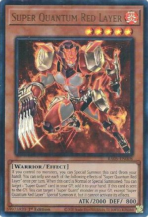 Image of Super Quantum Red Layer (Ultra Rare) (RA05-EN008) - Rarity Collection 5 1st Edition