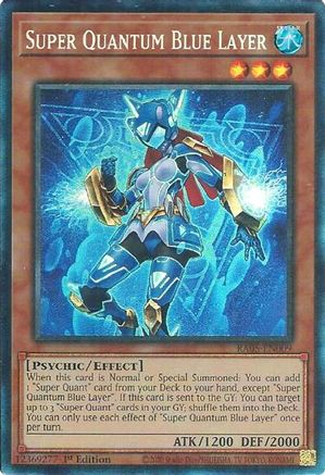 Image of Super Quantum Blue Layer (Collector's Rare) (RA05-EN009) - Rarity Collection 5 1st Edition