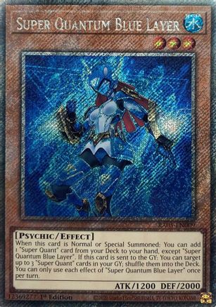 Image of Super Quantum Blue Layer (Platinum Secret Rare) (RA05-EN009) - Rarity Collection 5 1st Edition