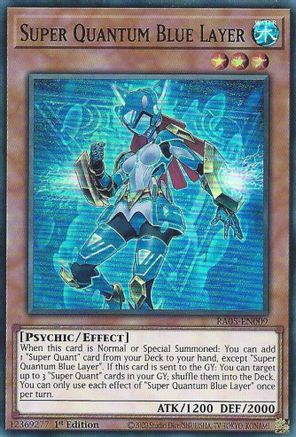 Image of Super Quantum Blue Layer (RA05-EN009) - Rarity Collection 5 1st Edition