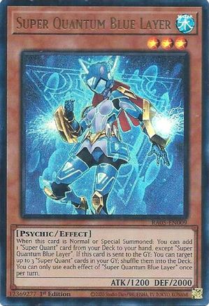 Image of Super Quantum Blue Layer (Ultra Rare) (RA05-EN009) - Rarity Collection 5 1st Edition