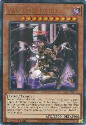Image of Darklord Ixchel (Ultimate Rare) (RA05-EN010) - Rarity Collection 5 1st Edition