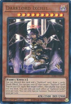 Image of Darklord Ixchel (Ultra Rare) (RA05-EN010) - Rarity Collection 5 1st Edition