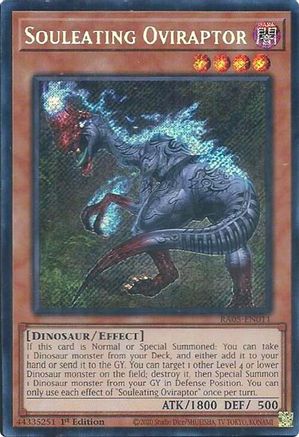 Image of Souleating Oviraptor (Secret Rare) (RA05-EN011) - Rarity Collection 5 1st Edition