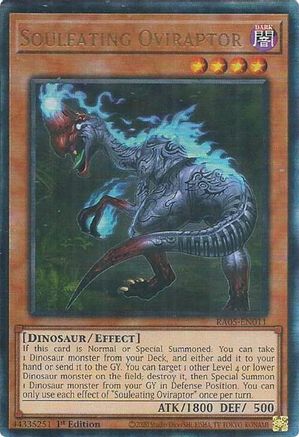 Image of Souleating Oviraptor (Ultimate Rare) (RA05-EN011) - Rarity Collection 5 1st Edition