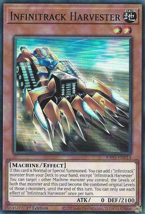 Image of Infinitrack Harvester (RA05-EN014) - Rarity Collection 5 1st Edition
