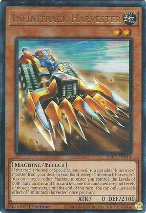 Image of Infinitrack Harvester (Ultimate Rare) (RA05-EN014) - Rarity Collection 5 1st Edition
