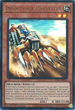 Image of Infinitrack Harvester (Ultra Rare) (RA05-EN014) - Rarity Collection 5 1st Edition