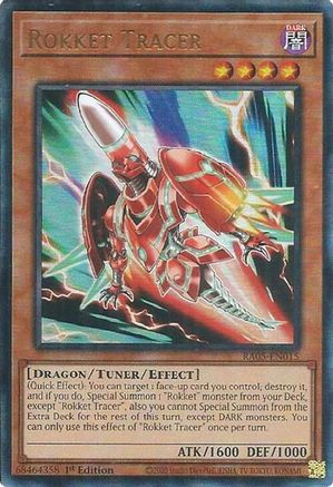 Image of Rokket Tracer (Ultimate Rare) (RA05-EN015) - Rarity Collection 5 1st Edition