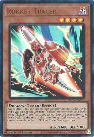 Image of Rokket Tracer (Ultra Rare) (RA05-EN015) - Rarity Collection 5 1st Edition