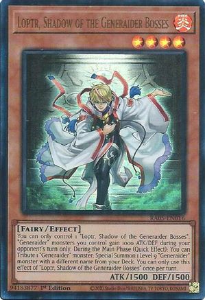 Image of Loptr, Shadow of the Generaider Bosses (Ultra Rare) (RA05-EN016) - Rarity Collection 5 1st Edition