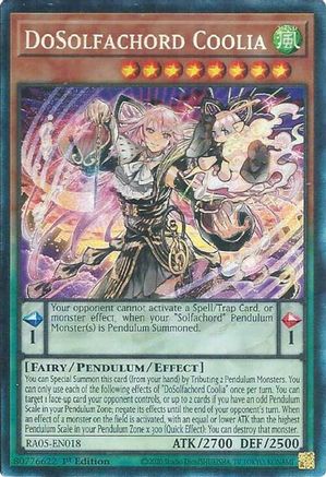 Image of DoSolfachord Coolia (Collector's Rare) (RA05-EN018) - Rarity Collection 5 1st Edition