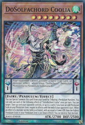Image of DoSolfachord Coolia (RA05-EN018) - Rarity Collection 5 1st Edition