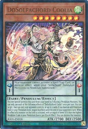 Image of DoSolfachord Coolia (Ultra Rare) (RA05-EN018) - Rarity Collection 5 1st Edition