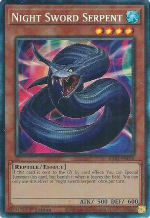 Image of Night Sword Serpent (Collector's Rare) (RA05-EN020) - Rarity Collection 5 1st Edition