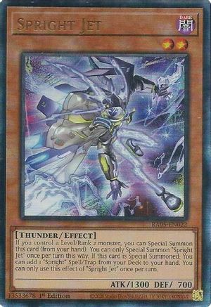 Image of Spright Jet (Ultimate Rare) (RA05-EN022) - Rarity Collection 5 1st Edition