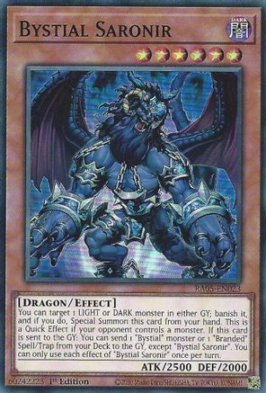 Image of Bystial Saronir (RA05-EN023) - Rarity Collection 5 1st Edition