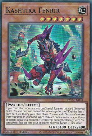 Image of Kashtira Fenrir (RA05-EN024) - Rarity Collection 5 1st Edition