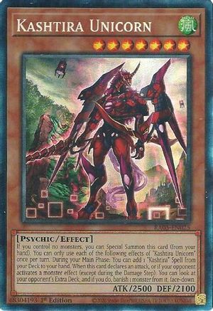 Image of Kashtira Unicorn (Collector's Rare) (RA05-EN025) - Rarity Collection 5 1st Edition