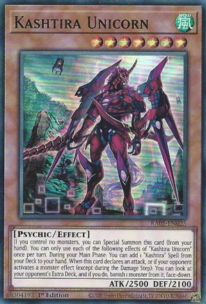 Image of Kashtira Unicorn (RA05-EN025) - Rarity Collection 5 1st Edition