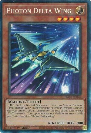 Image of Photon Delta Wing (Collector's Rare) (RA05-EN026) - Rarity Collection 5 1st Edition