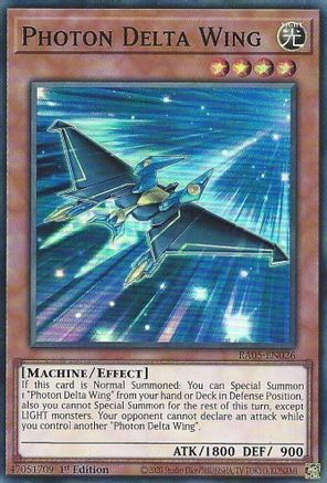 Image of Photon Delta Wing (RA05-EN026) - Rarity Collection 5 1st Edition