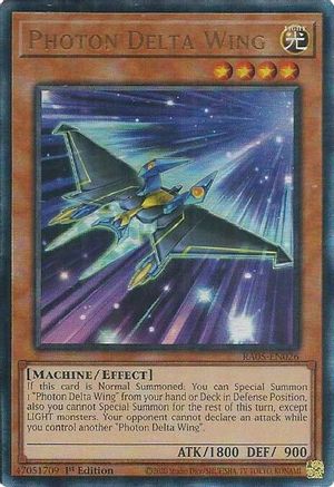 Image of Photon Delta Wing (Ultimate Rare) (RA05-EN026) - Rarity Collection 5 1st Edition