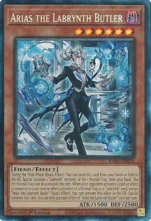 Image of Arias the Labrynth Butler (Collector's Rare) (RA05-EN028) - Rarity Collection 5 1st Edition