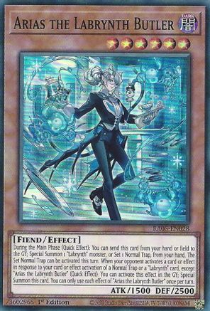 Image of Arias the Labrynth Butler (RA05-EN028) - Rarity Collection 5 1st Edition