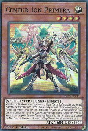 Image of Centur-Ion Primera (RA05-EN030) - Rarity Collection 5 1st Edition