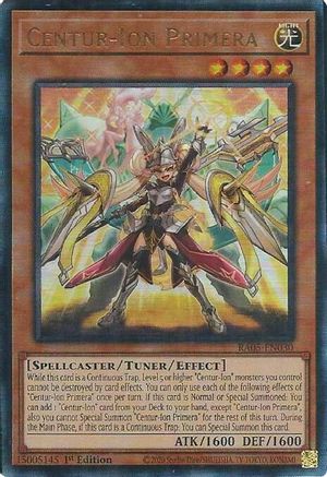 Image of Centur-Ion Primera (Ultimate Rare) (RA05-EN030) - Rarity Collection 5 1st Edition