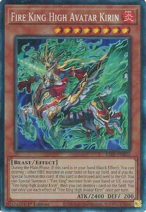 Image of Fire King High Avatar Kirin (Collector's Rare) (RA05-EN032) - Rarity Collection 5 1st Edition