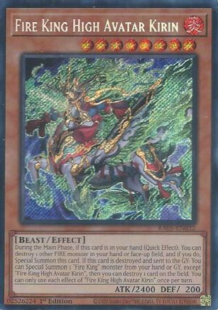 Image of Fire King High Avatar Kirin (Secret Rare) (RA05-EN032) - Rarity Collection 5 1st Edition
