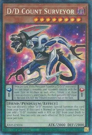 Image of D/D Count Surveyor (Collector's Rare) (RA05-EN034) - Rarity Collection 5 1st Edition