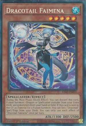 Image of Dracotail Faimena (Collector's Rare) (RA05-EN035) - Rarity Collection 5 1st Edition