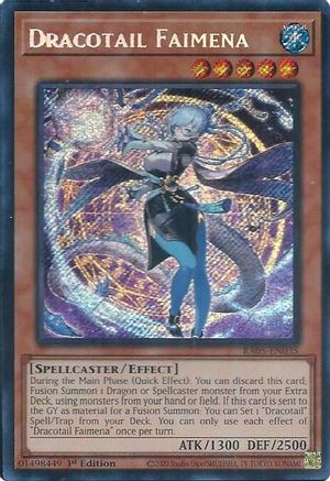 Image of Dracotail Faimena (Secret Rare) (RA05-EN035) - Rarity Collection 5 1st Edition